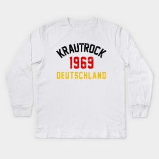 1969 Krautrock Deutschland Kids Long Sleeve T-Shirt